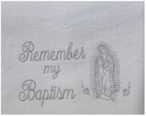 BAPTISM TOWELS (0565615) SILVER